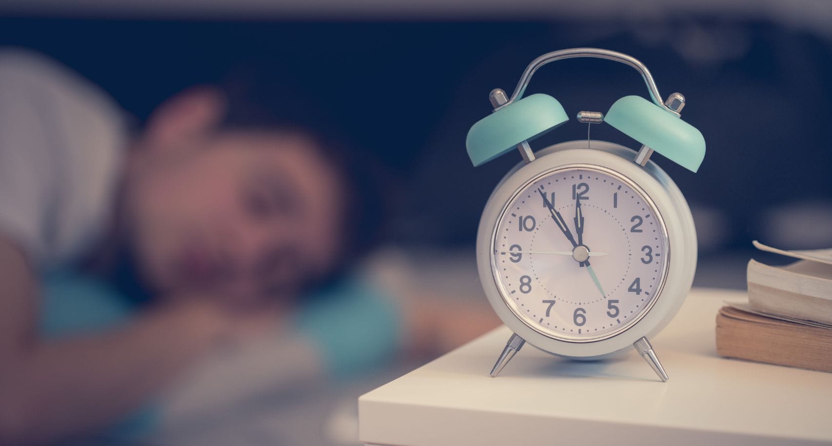 Night shift worker awake during broken daytime sleep